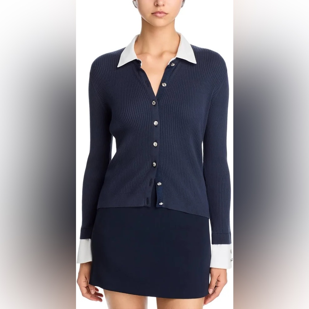 CINQ A SEPT Soma Collared Cardigan - Picture 2 of 9